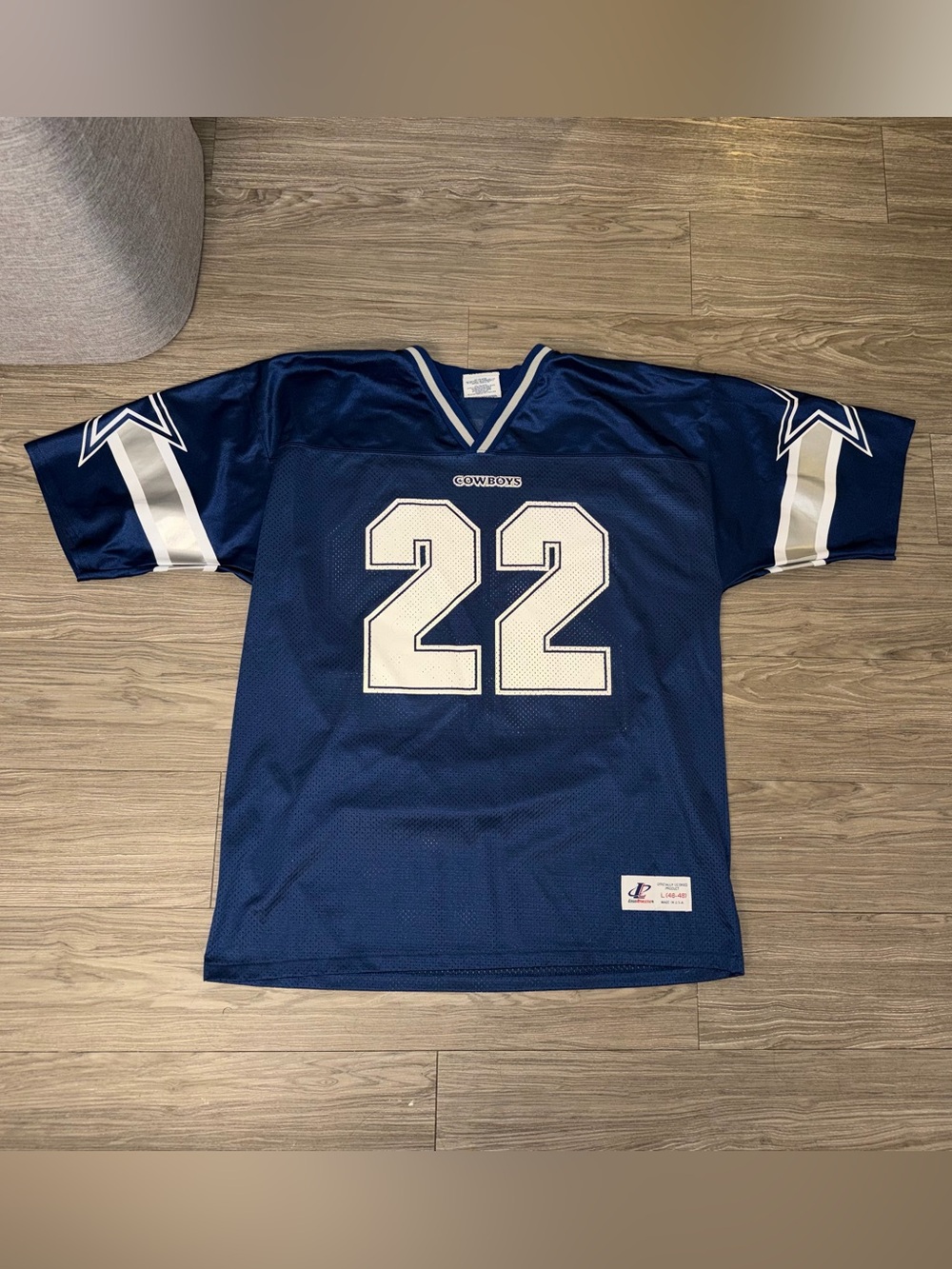 Vintage Logo Athletic NFL Dallas Cowboys Emmitt Smith #22 Jersey Size Large